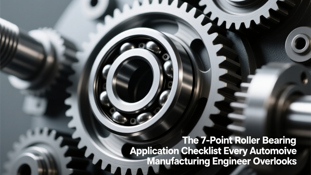 7-Point Roller Bearing Checklist for Auto Engineers