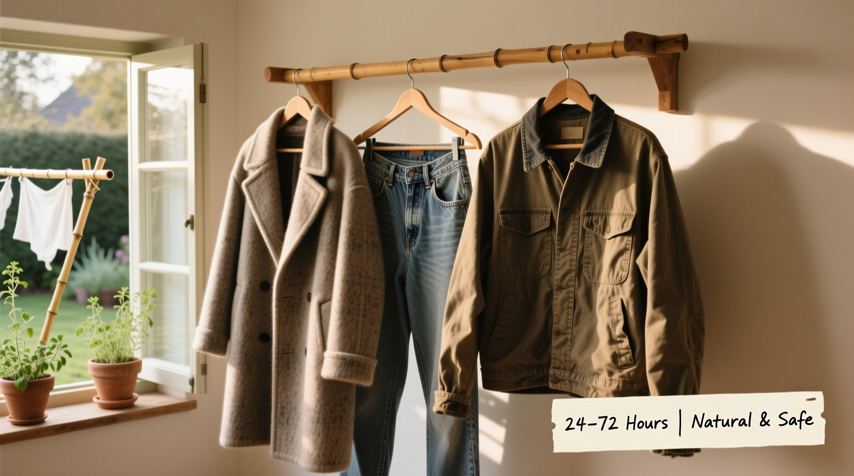 how to remove smoke smell from thrifted jackets naturally
