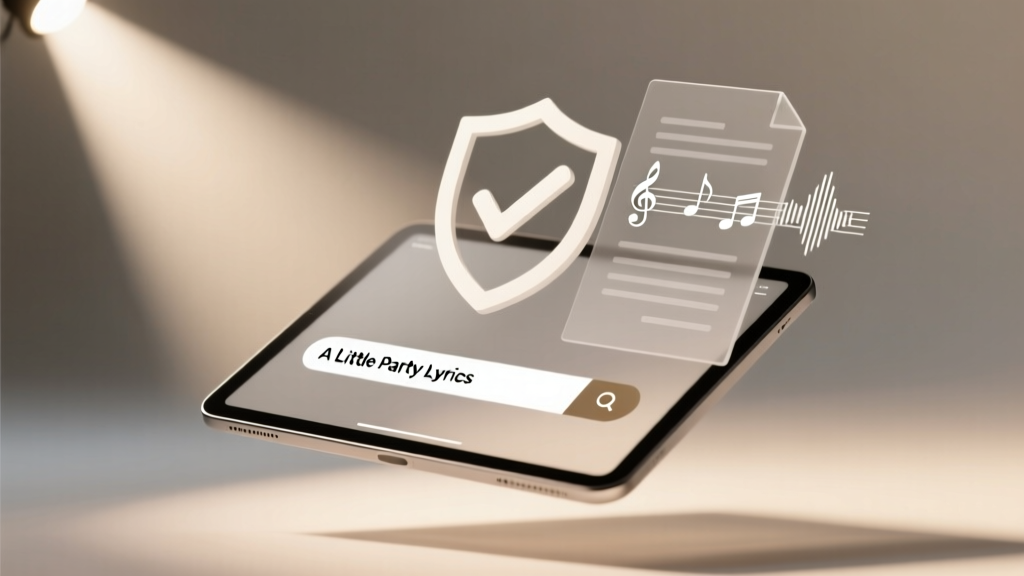 A Little Party Lyrics: Legal Use & Performance Tips