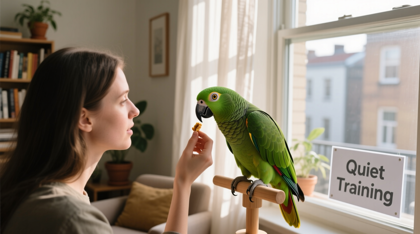 how to train a parrot to talk without annoying your neighbors