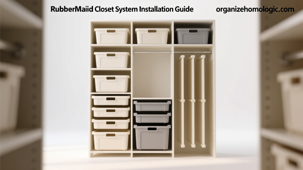 Rubbermaid Closet System Installation Guide