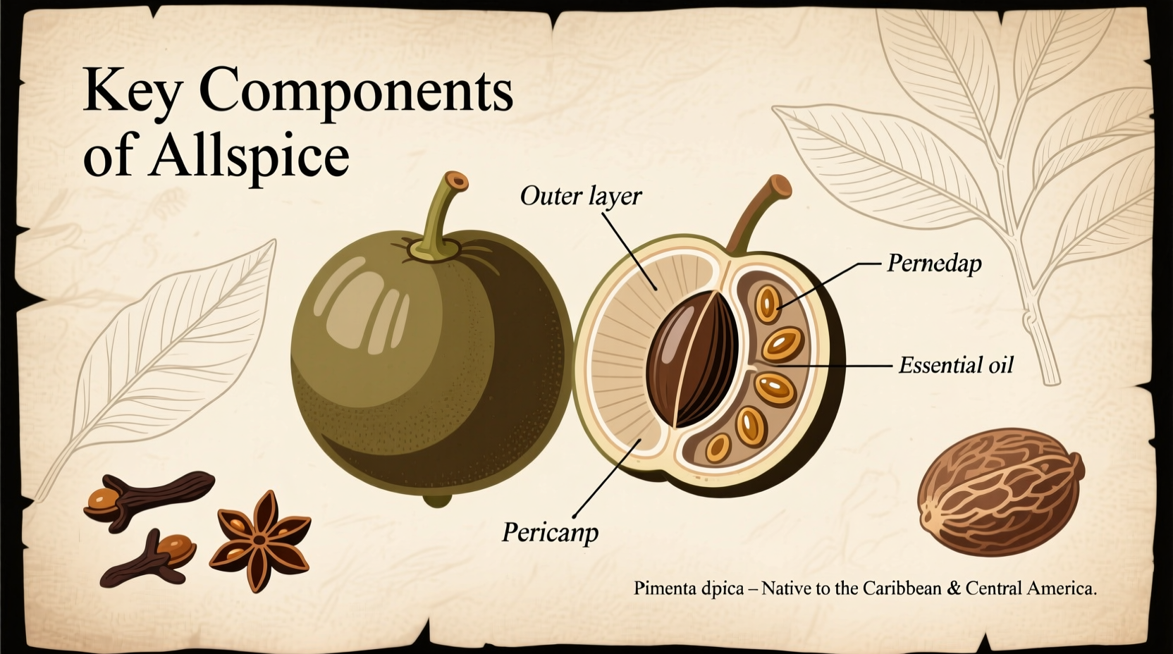 key components found in allspice explained