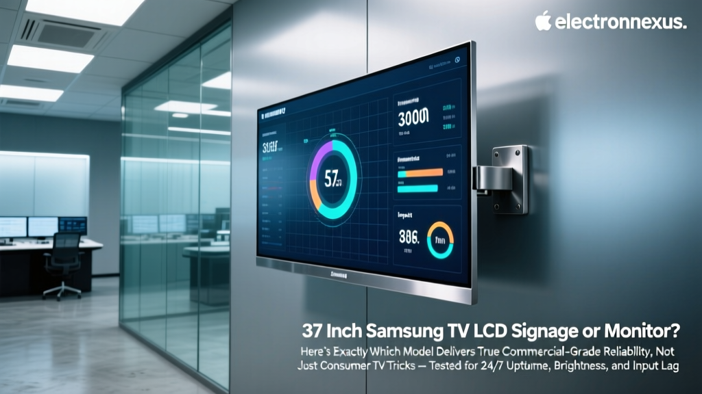 37 Inch Samsung TV LCD Signage or Monitor? Here’s Exactly Which Model Delivers True Commercial-Grade Reliability, Not Just Consumer TV Tricks — Tested for 24/7 Uptime, Brightness, and Input Lag