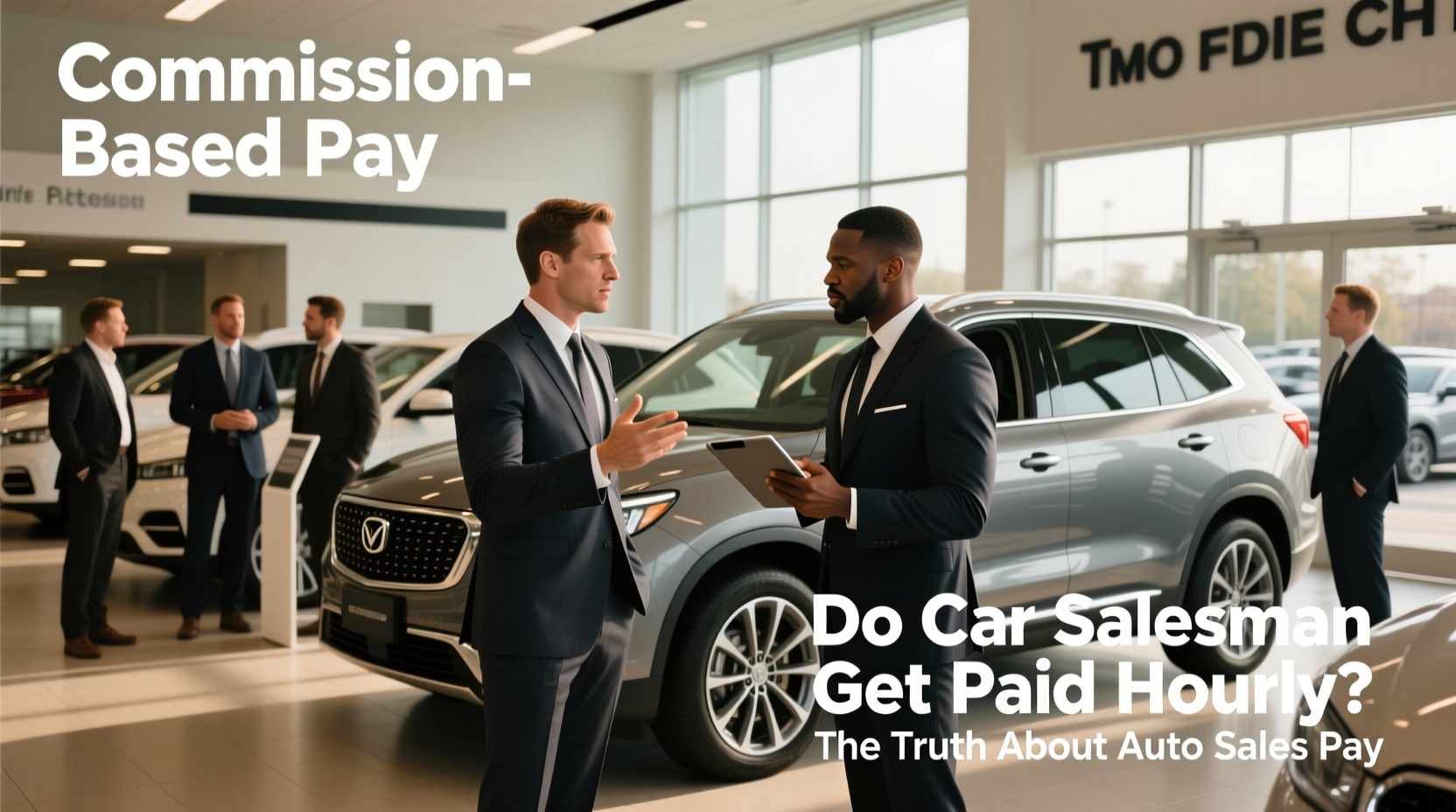 do car salesman get paid hourly