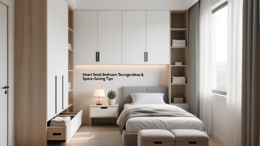 Smart Small Bedroom Storage Ideas & Space-Saving Tips
