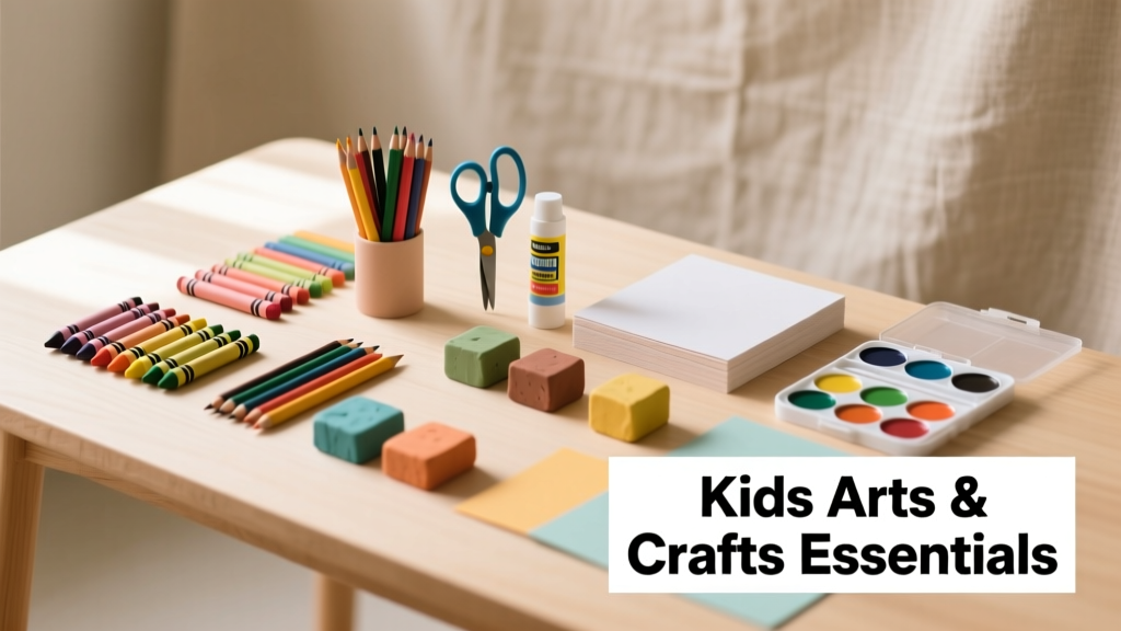 Kids Arts & Crafts: Safety-First Toolkit (Ages 3–12)