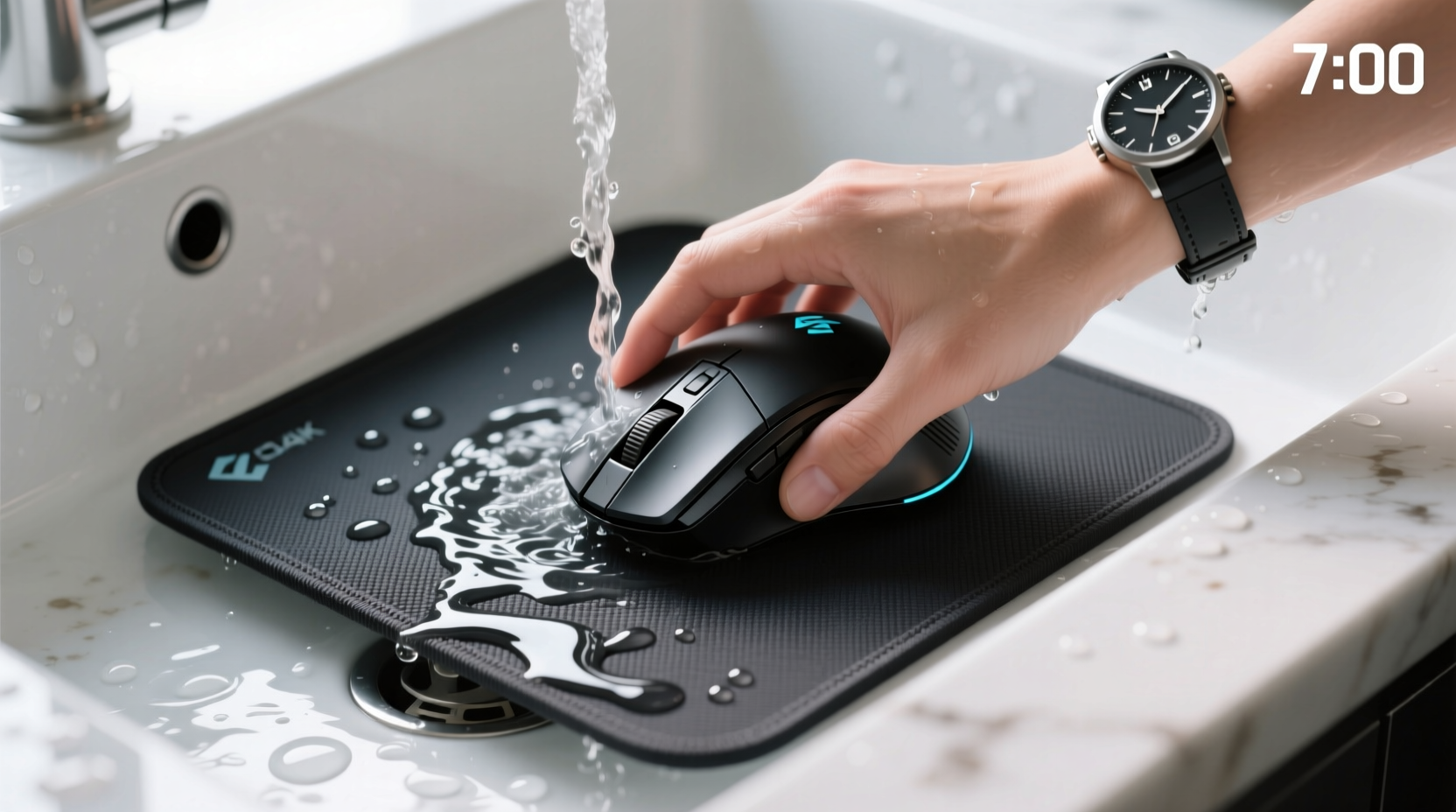 how to wash stitched gaming mouse pads safely