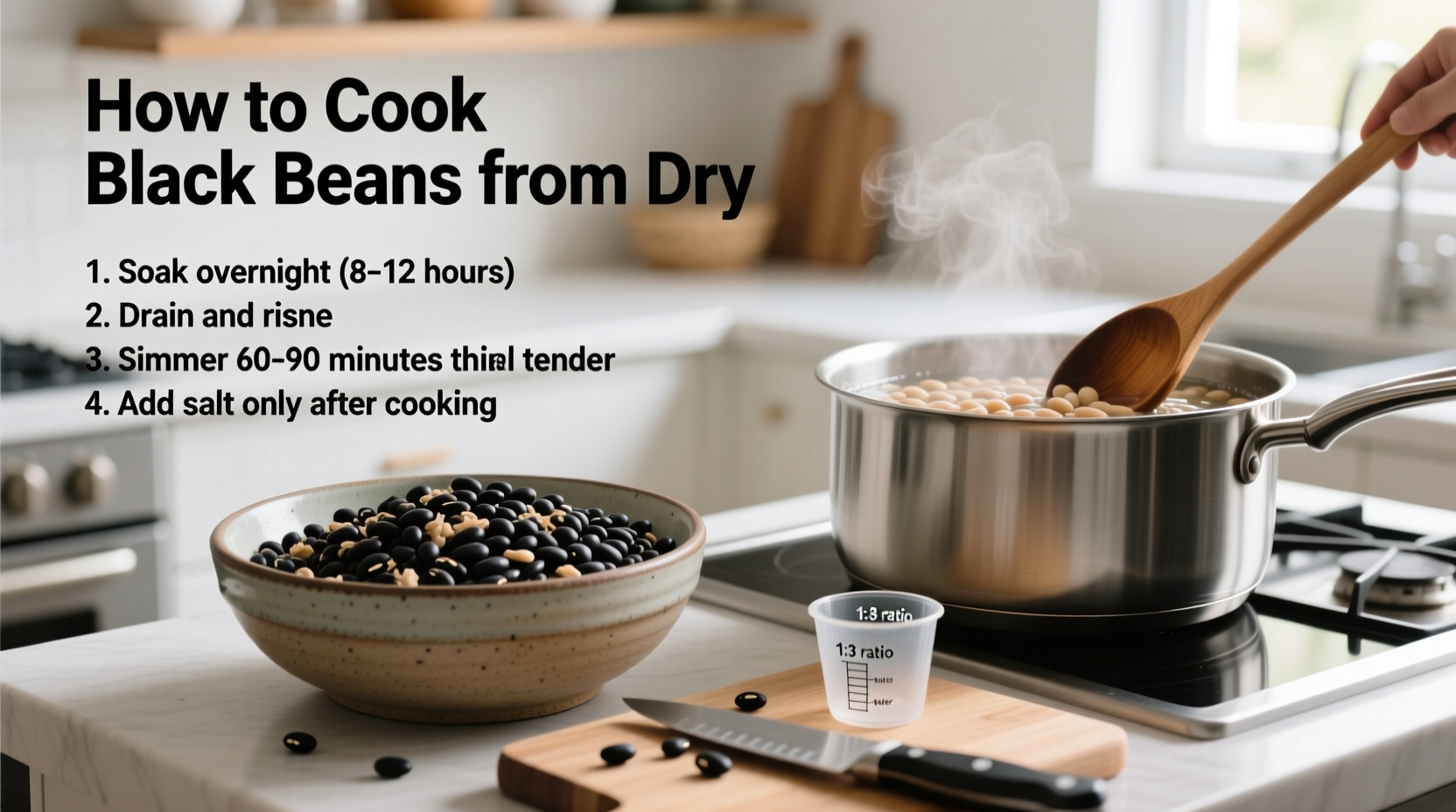 Perfect Dry Black Beans: Foolproof Cooking Guide