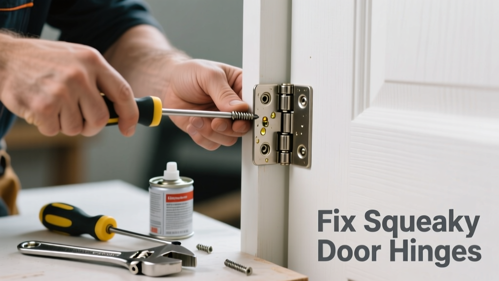 Fix Squeaky Door Hinges That Stick or Bind