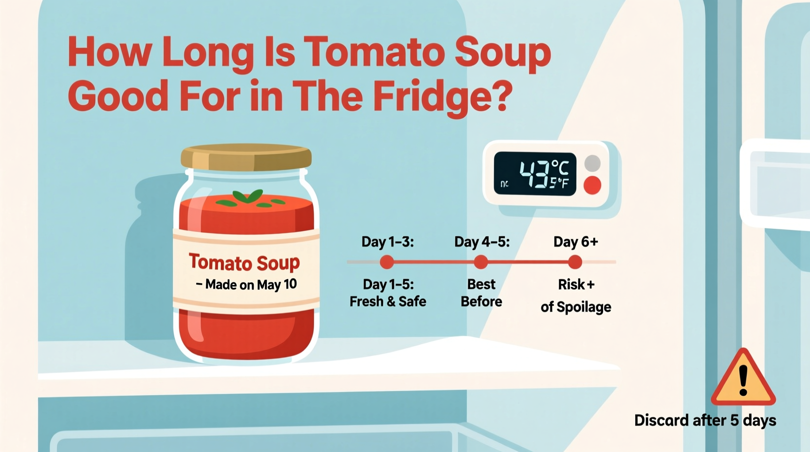 Tomato Soup Fridge Life: Safe Storage Timeline Revealed