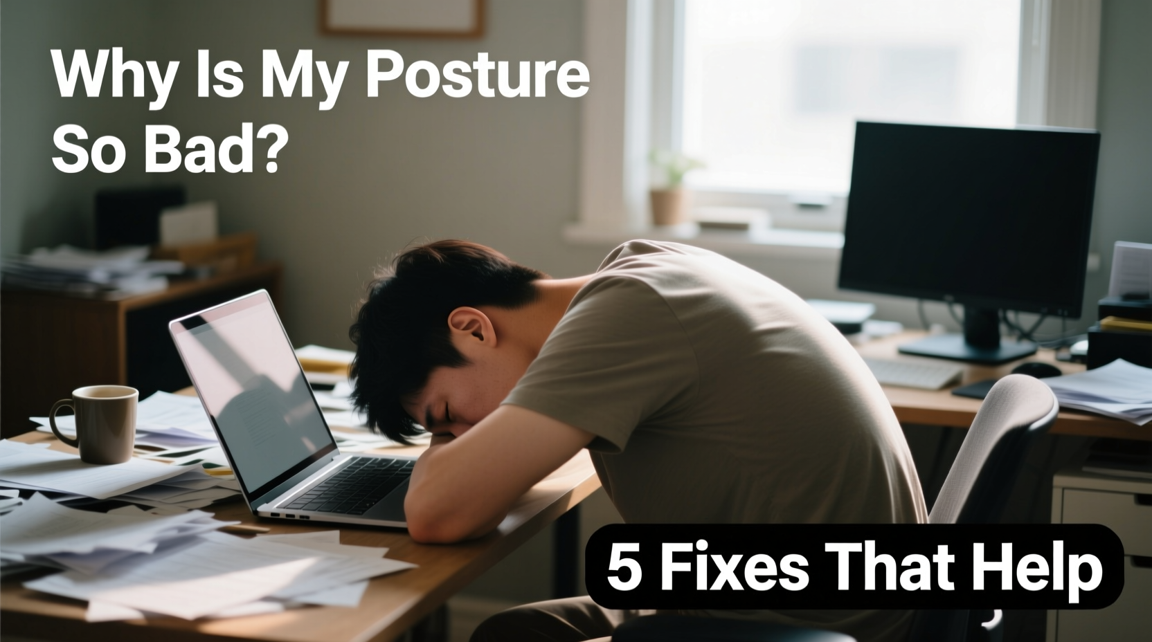 why is my posture so bad when working from home fixes that help