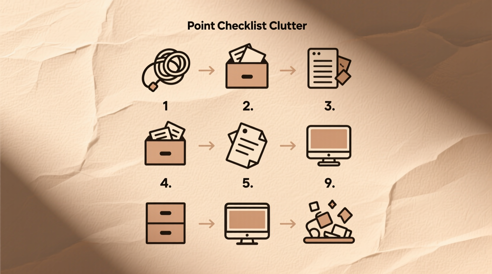a nine point checklist for identifying clutter