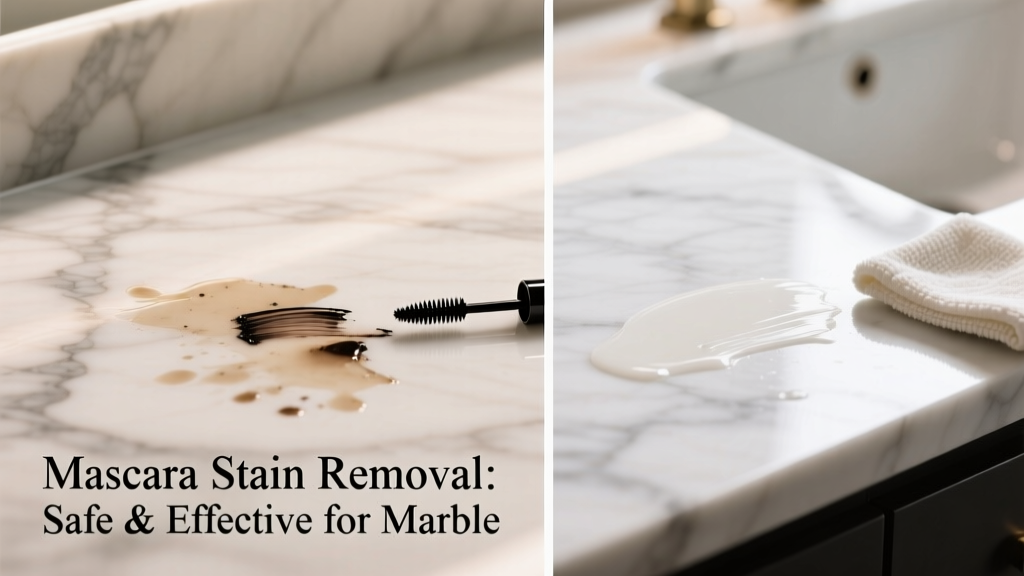 How to Remove Mascara from Marble Countertops Safely