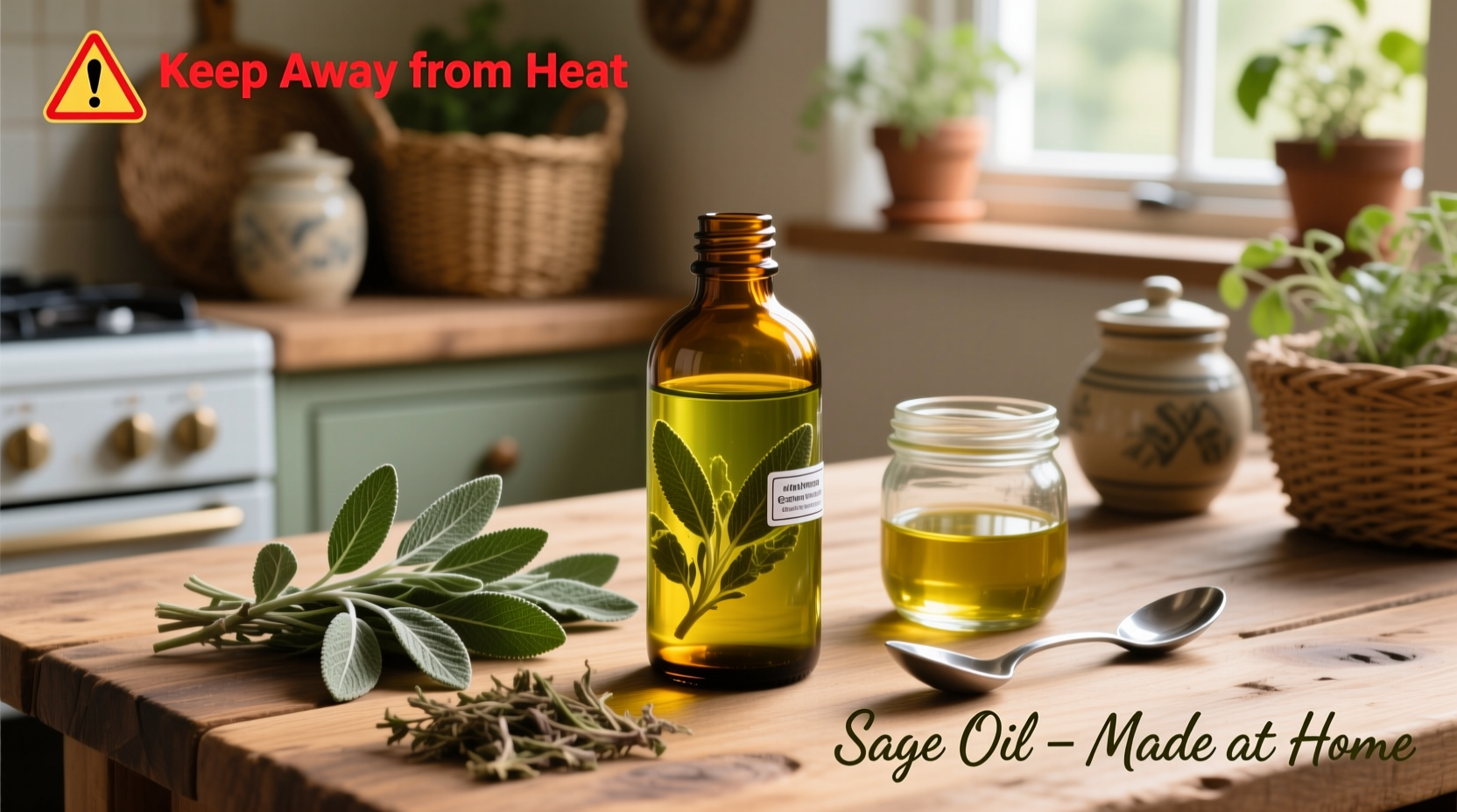 Make Sage Oil at Home: 5 Easy Steps | TheHomeSprouts