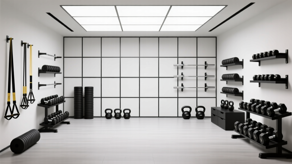 Home Gym Equipment Placement Grid: Optimizing Space for R...