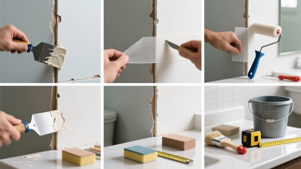 Fix Visible Drywall Seam in Bathroom: Step-by-Step Repair