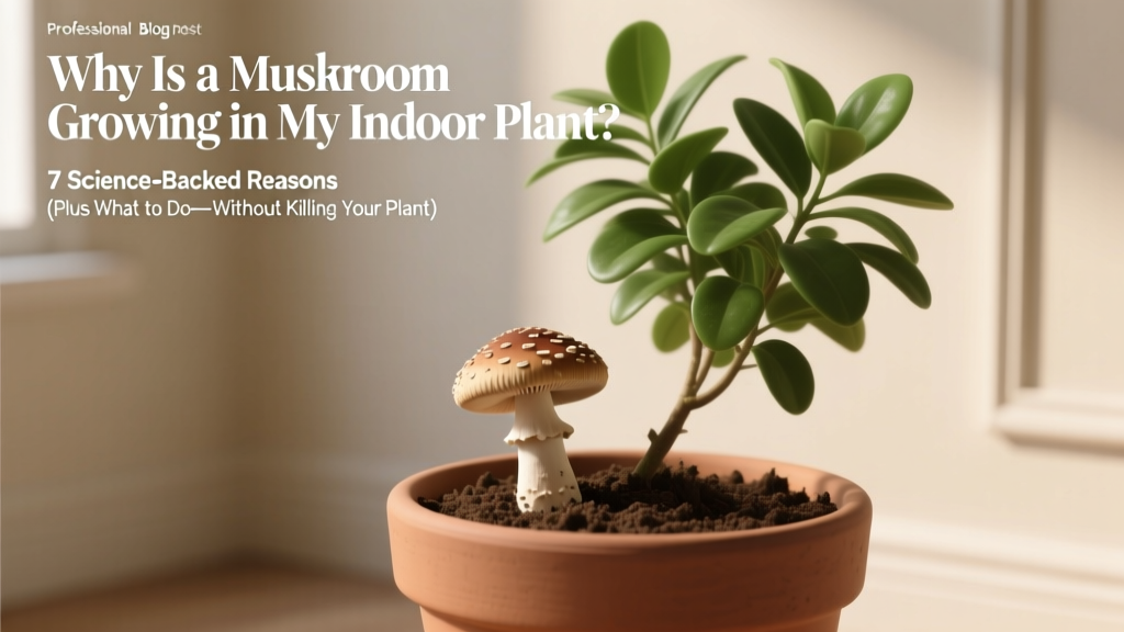 Why Is a Mushroom Growing in My Indoor Plant?
