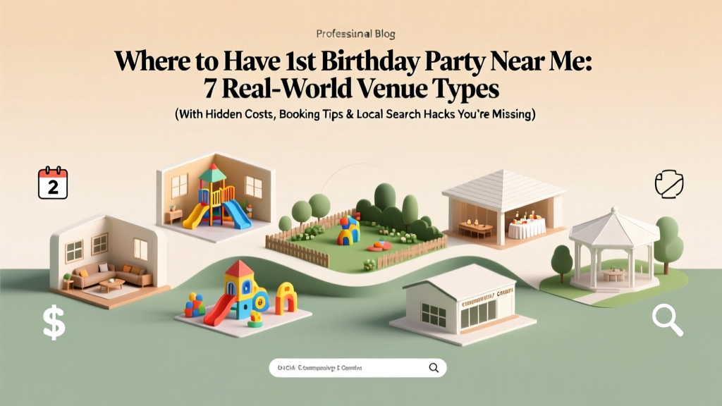 Where to Have 1st Birthday Party Near Me (2026)