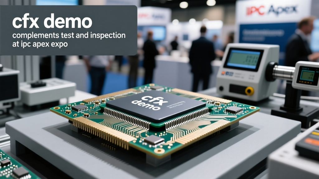 CFX Demo Complements Test and Inspection at IPC APEX EXPO: Real-Time Integration, Interoperability, and Industry-Wide Validation