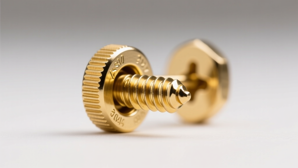 Macro shot of gold-plated screw-back clip on earring findings, highlighting the tiny adjustment screw and textured metal grip