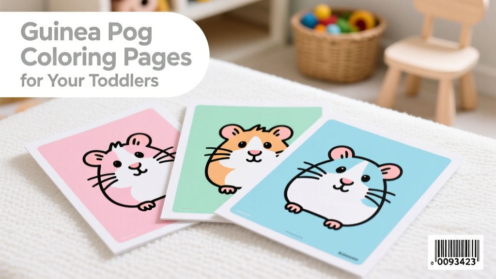 Guinea Pig Coloring Pages for Your Toddlers: Safety-First Creative Play That Supports Development