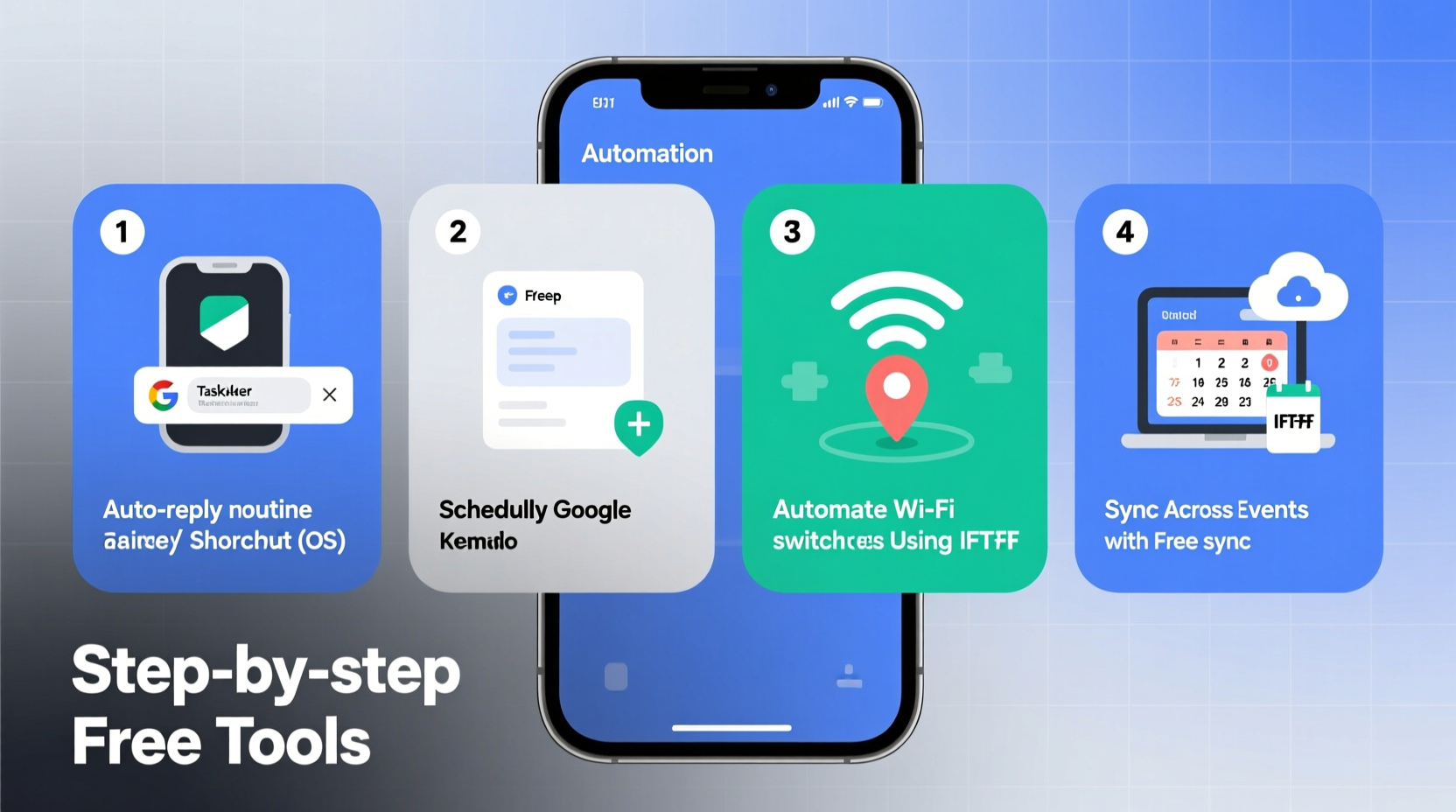 how to automate routine phone tasks using free tools