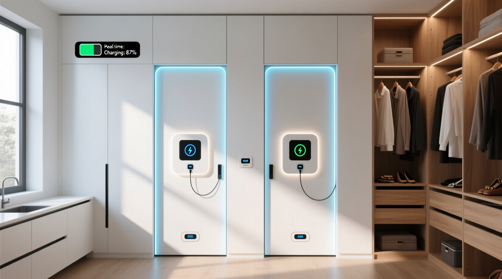 closet organization tips charge smarter on the door