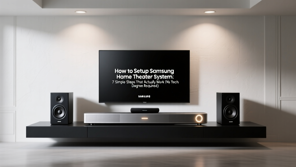 Samsung Home Theater Setup Guide (2026)