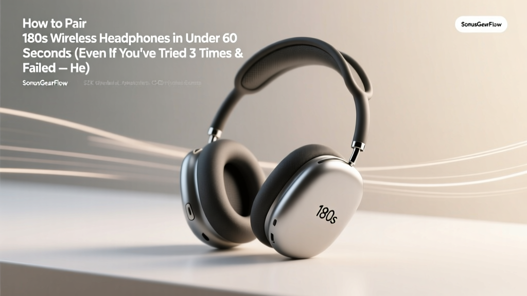 180s Wireless Headphones Pairing Guide (2026)