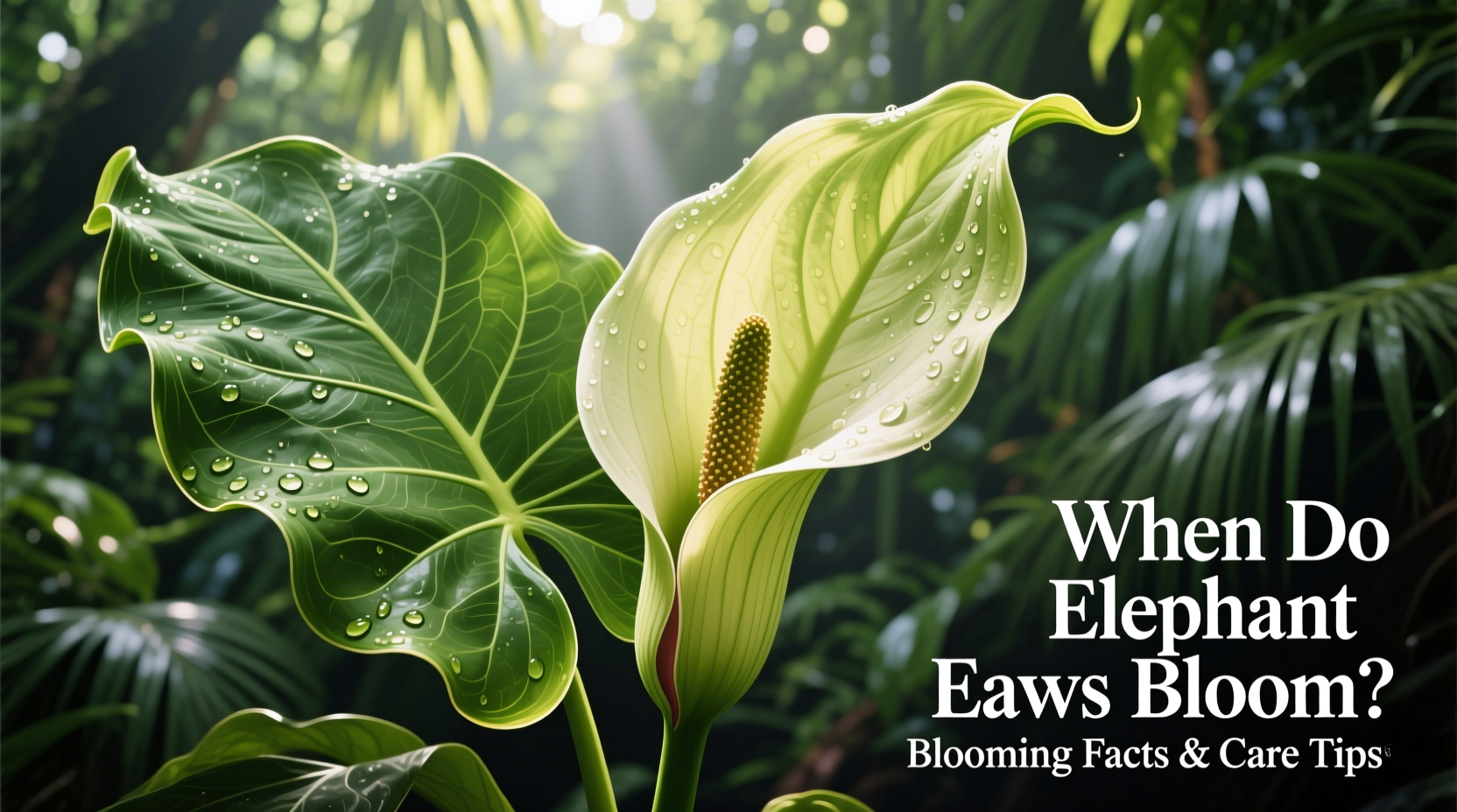 When Elephant Ears Bloom: 5 Care Tips | TheHomeSprouts