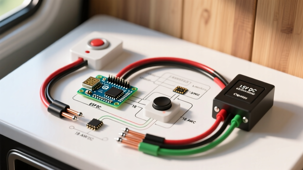 Complete Wiring Diagram for Doorbell Systems in RVs & Campervans