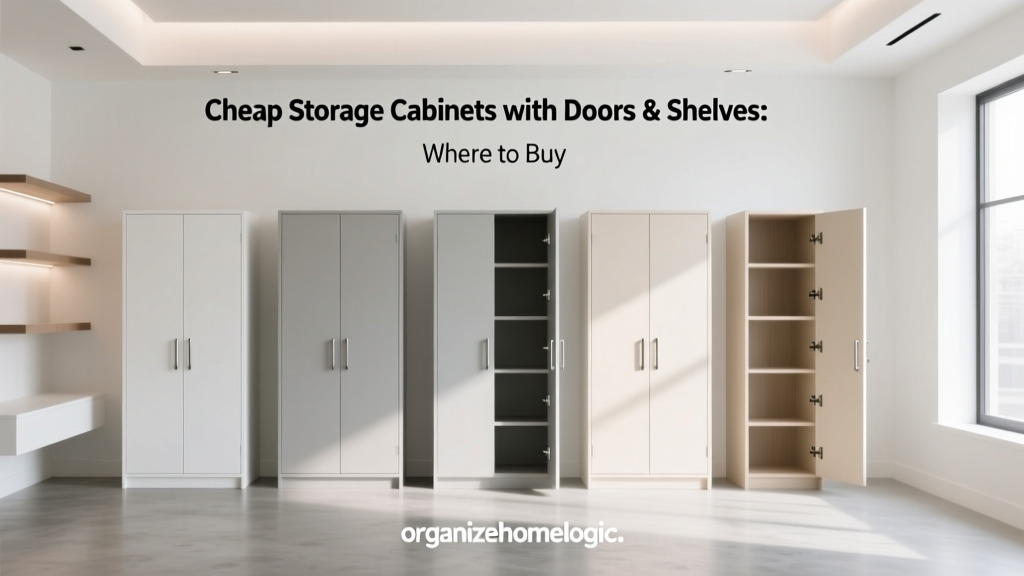 Cheap Storage Cabinets with Doors & Shelves: Where to Buy