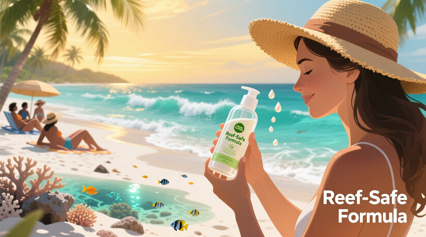 instead of reef safe use this kind of sunscreen