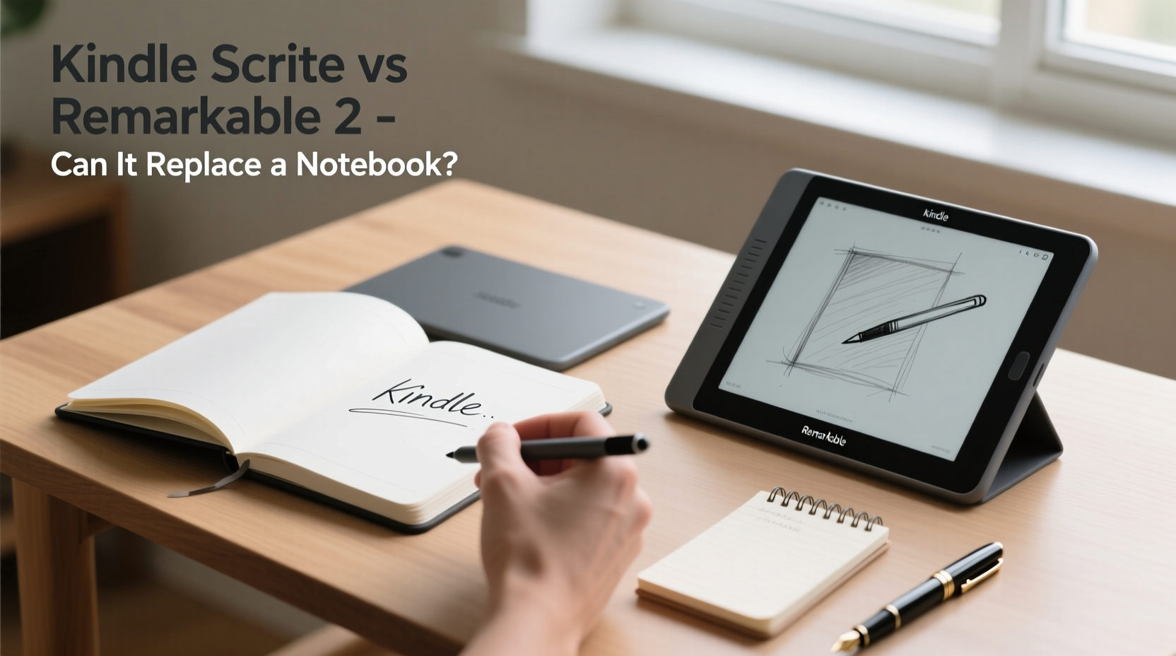 kindle scribe vs remarkable 2 can the kindle actually replace a notebook