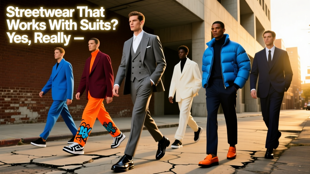 Streetwear Footwear That Works With Suits—Yes, Really