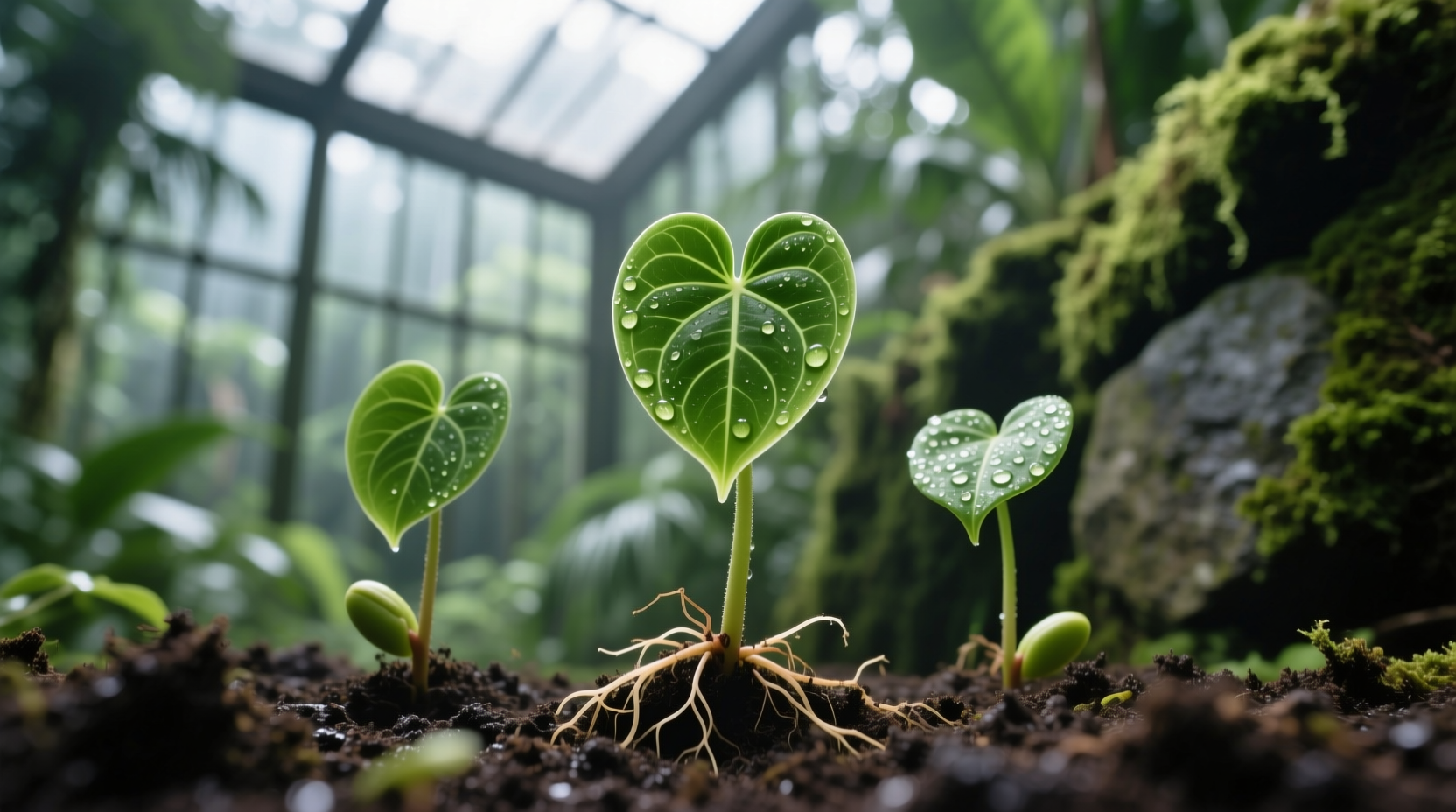 philodendron seedlings