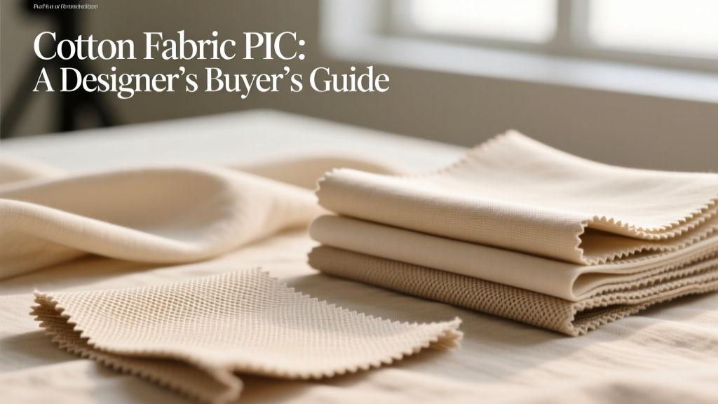 Cotton Fabric PIC: A Designer’s Buyer’s Guide
