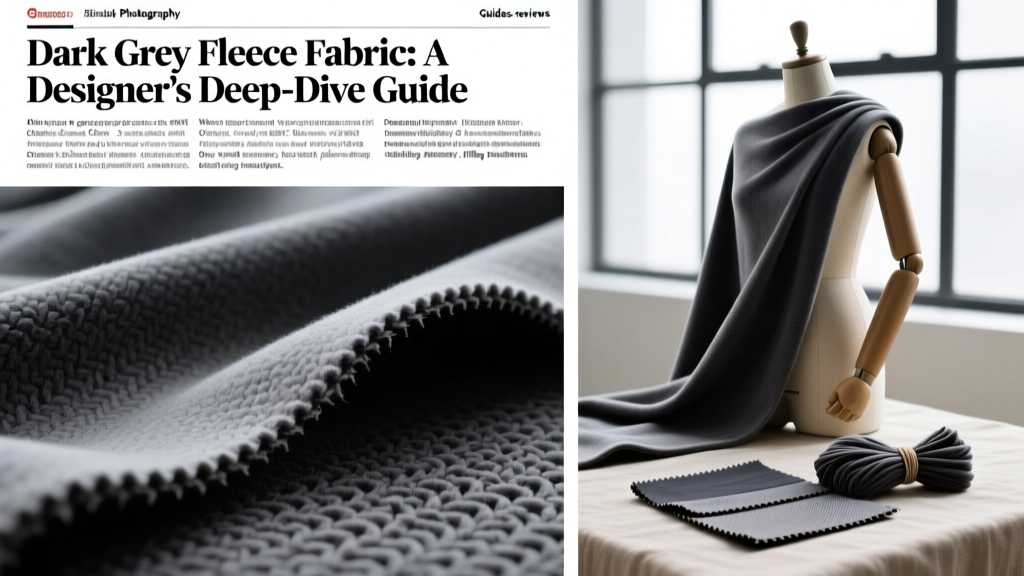Dark Grey Fleece Fabric: A Designer’s Deep-Dive Guide