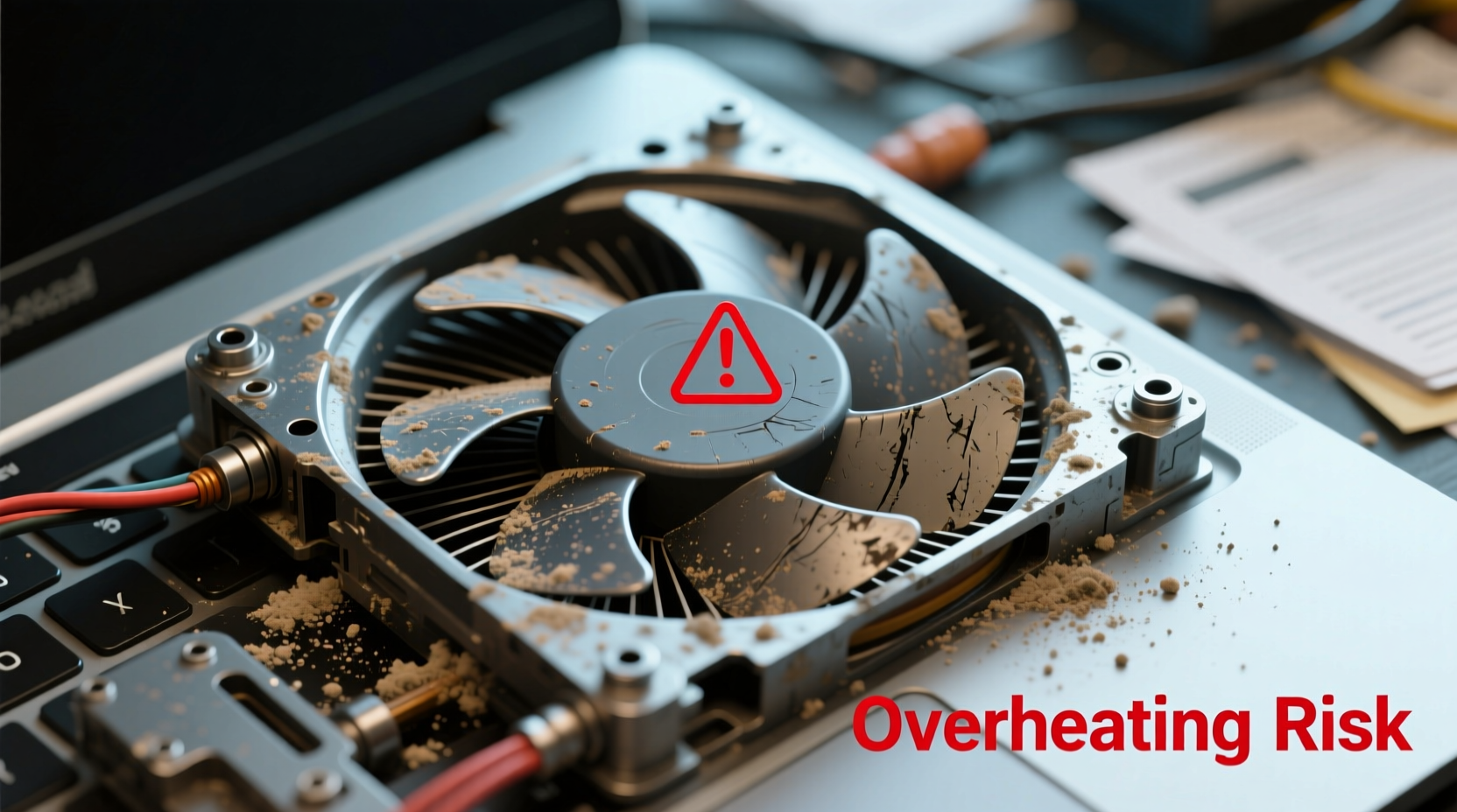 laptop fan making grinding noise causes and is it safe to keep using