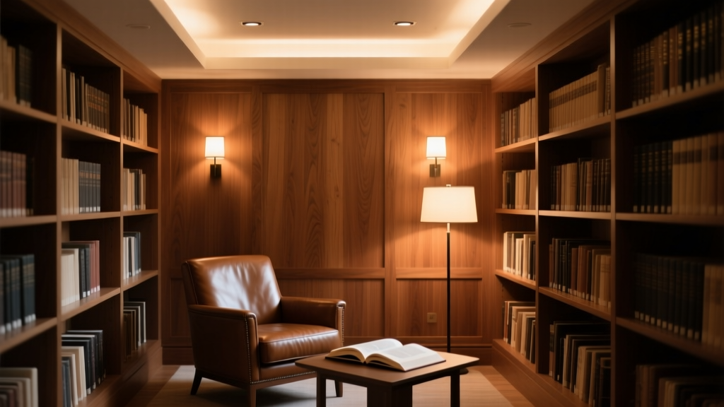 Library Task Lamp: UV-Free 4000K, CRI 95+ Ergonomic