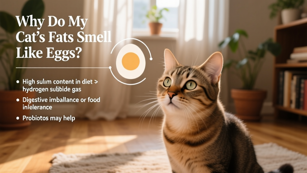Why Do My Cat’s Farts Smell Like Eggs? Vet-Reviewed Health Facts & Tips