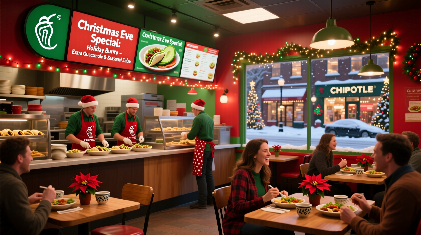 is chipotle open christmas eve