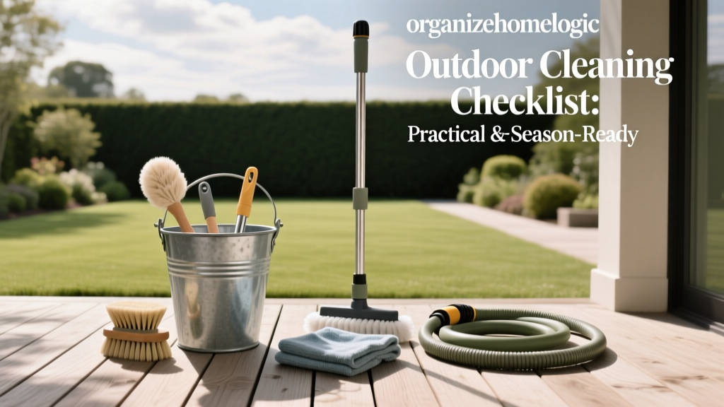 Outdoor Cleaning Checklist: Practical & Season-Ready