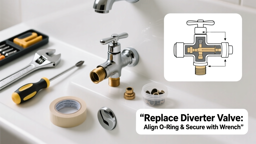 Fix a Broken Tub Spout Diverter: Replacement Guide