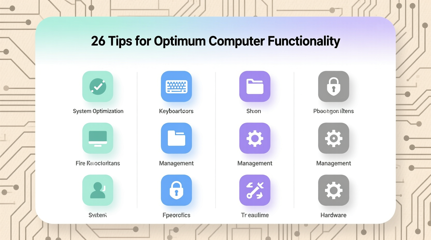 26 tips for optimum computer functionality