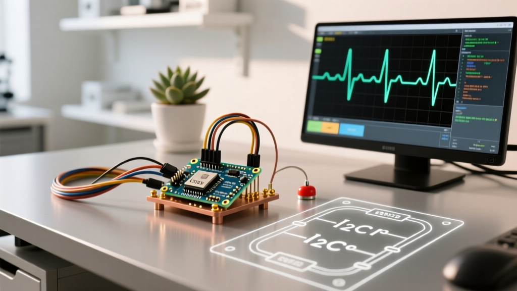 Troubleshooting Heart Beat Sensor Arduino Signal Noise & I2C Errors