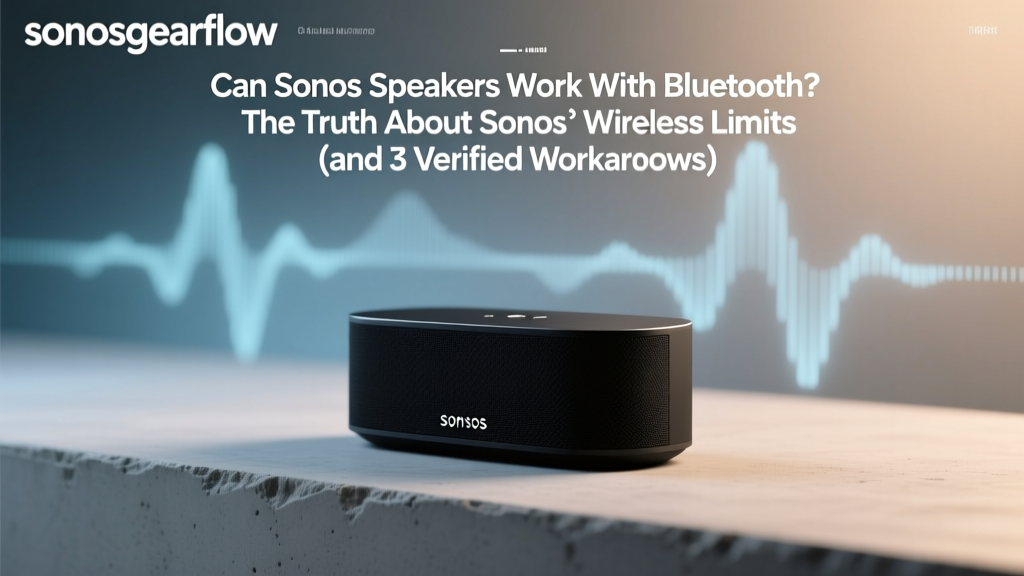 Can Sonos Speakers Work With Bluetooth (2026)