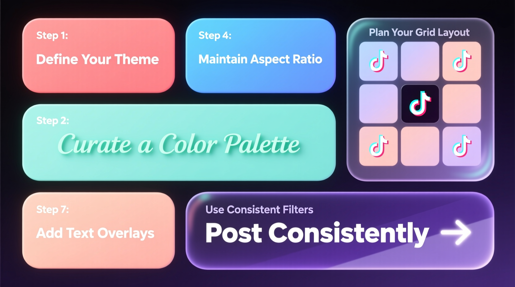how to create a tiktok aesthetic feed in 7 simple steps