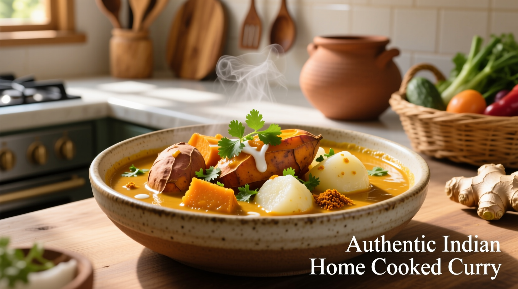Perfect Sweet Potato and Potato Curry Recipe in 30 Minutes