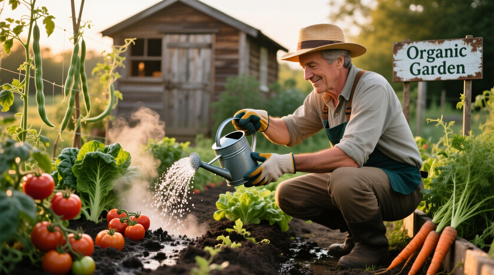 are you watering your veggies right way